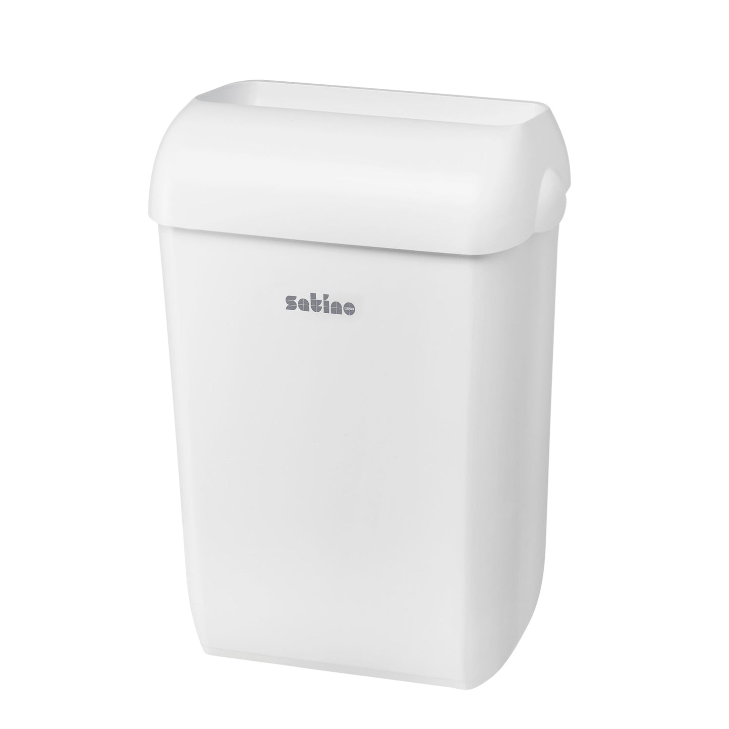 Satino by WEPA Abfalleimer 43l Kunststoff weiß 1 Sortierfach