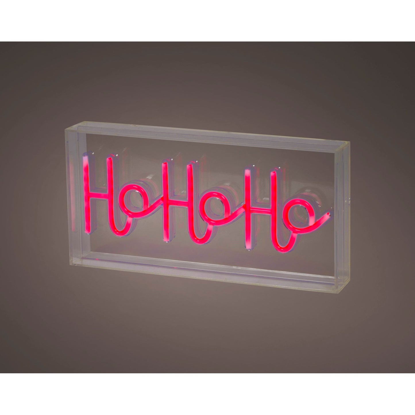 LUMINEO Leuchtschild HoHoHo 30 x 15 x 4,7 cm (B x H x T) USB 0,57kg