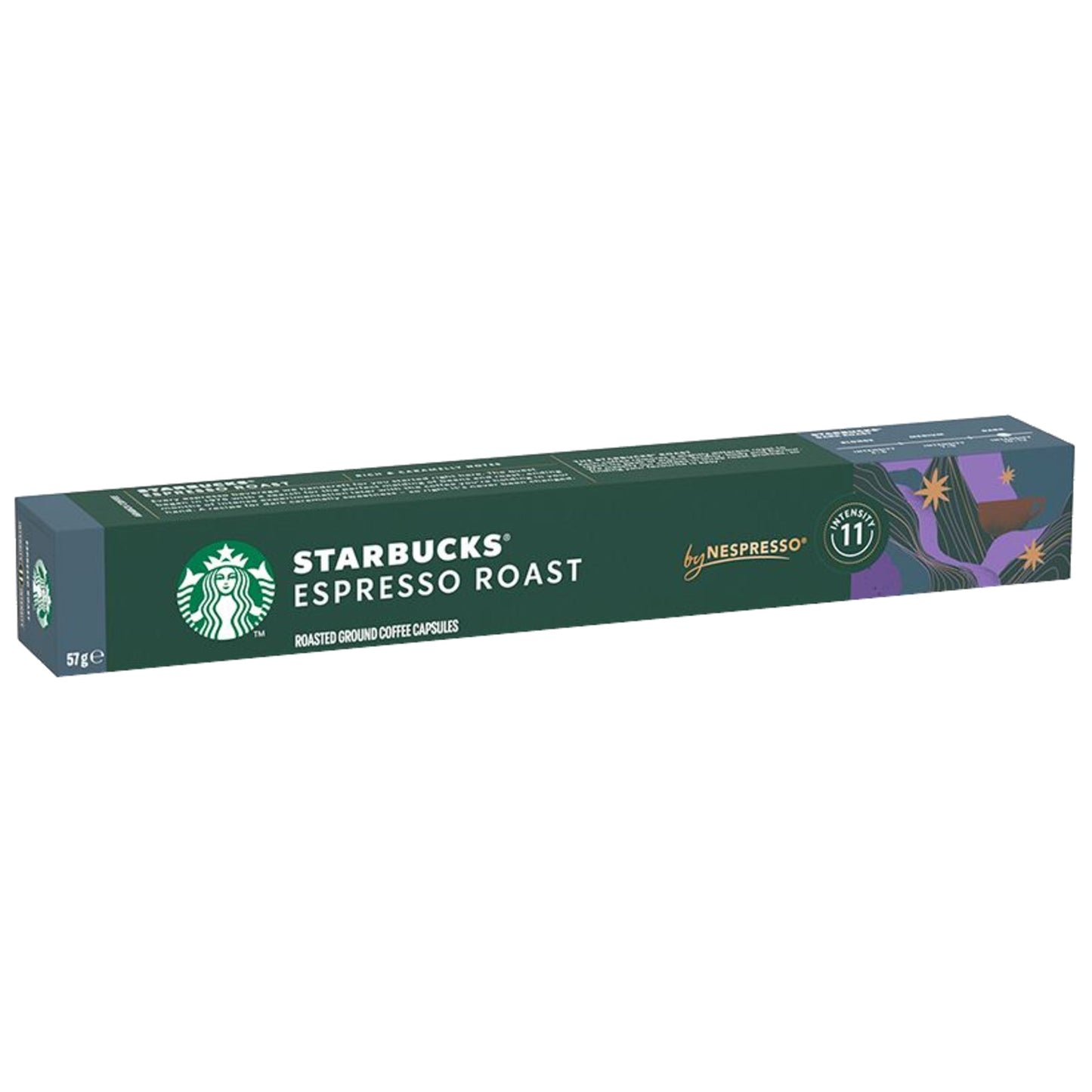 Starbucks Kaffeekapsel Nespresso® Maschine Espresso Roast Intensität: 11 10 x 5,7 g/Pack.