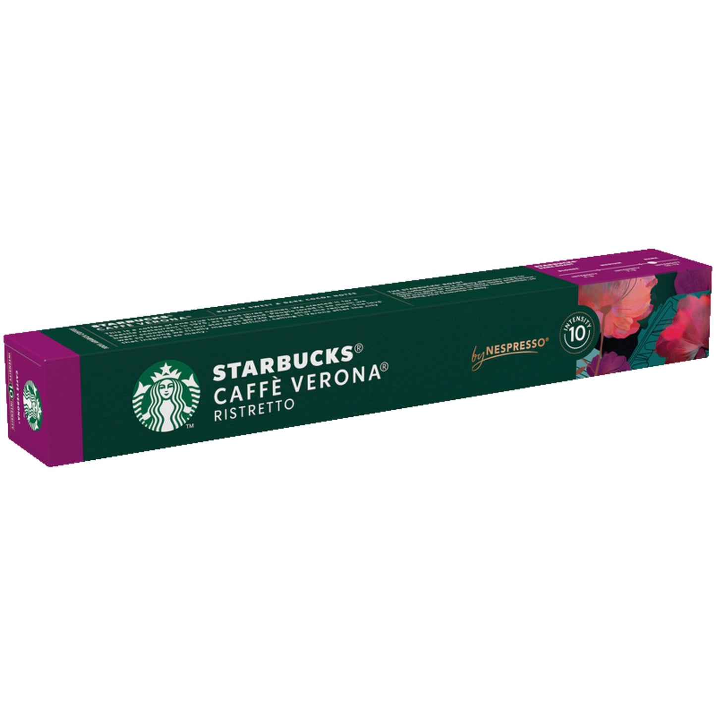 Starbucks Kaffeekapsel Nespresso® Maschine Caffè Verona® Intensität: 10 10 x 5,5 g/Pack.