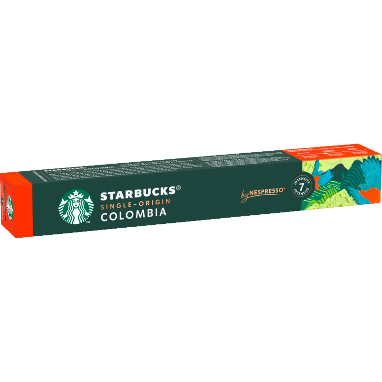 Starbucks Kaffeekapsel Nespresso® Maschine Single-Origin Colombia Intensität: 7 10 x 5,7 g/Pack.