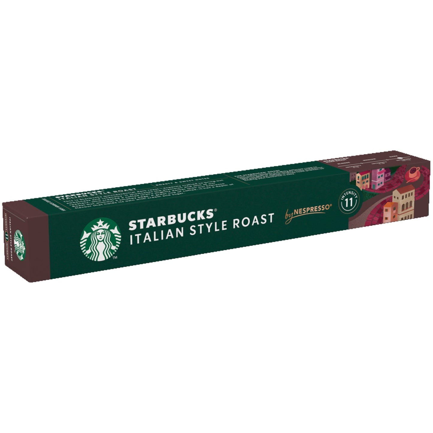 Starbucks Kaffeekapsel Nespresso® Maschine Italian Style Roast Intensität: 11 10 x 5,6 g/Pack.