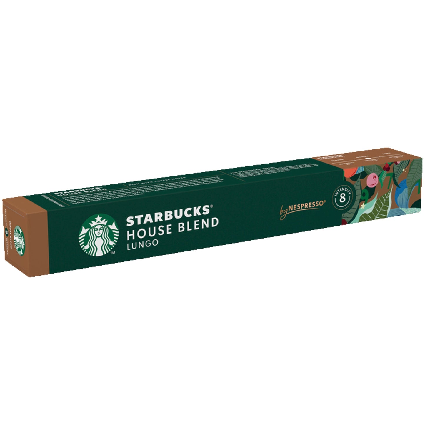 Starbucks Kaffeekapsel Nespresso® Maschine House Blend Intensität: 8 10 x 5,7 g/Pack.