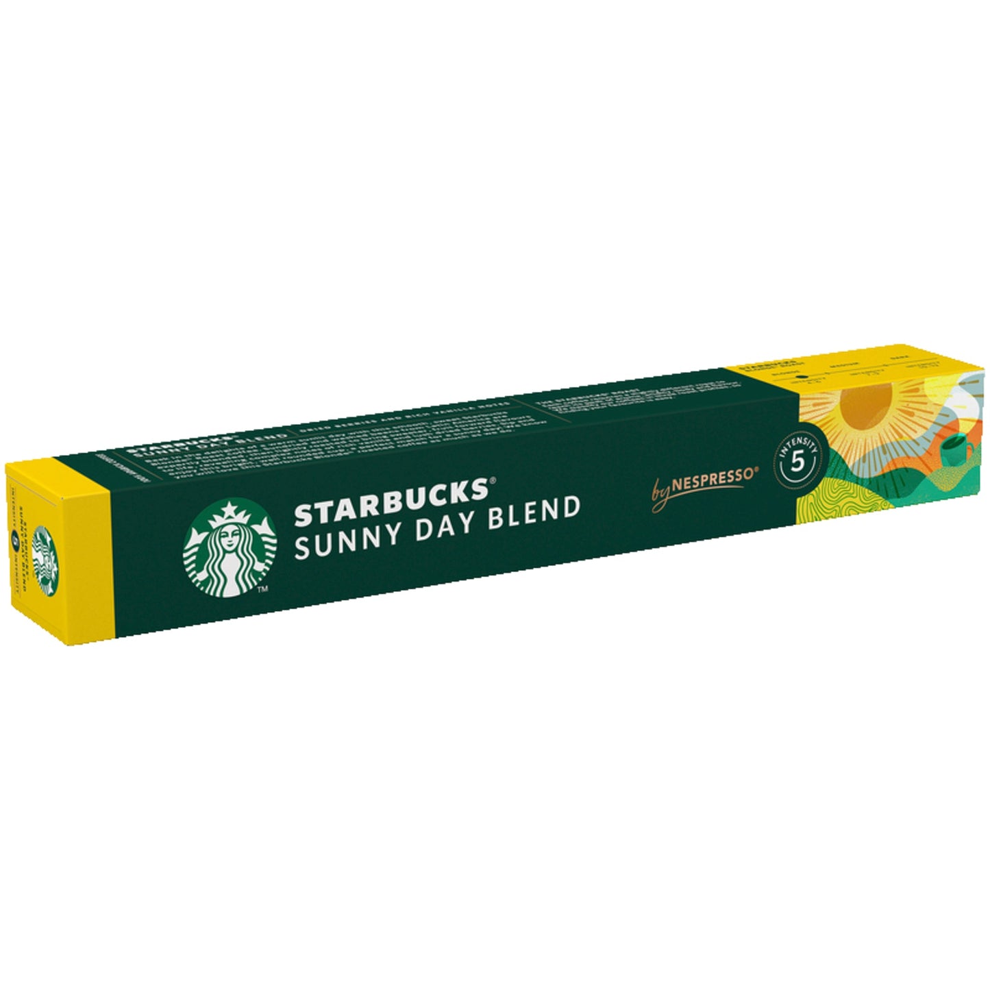 Starbucks Kaffeekapsel Nespresso® Maschine Sunny Day Blend Intensität: 5 10 x 5,6 g/Pack.