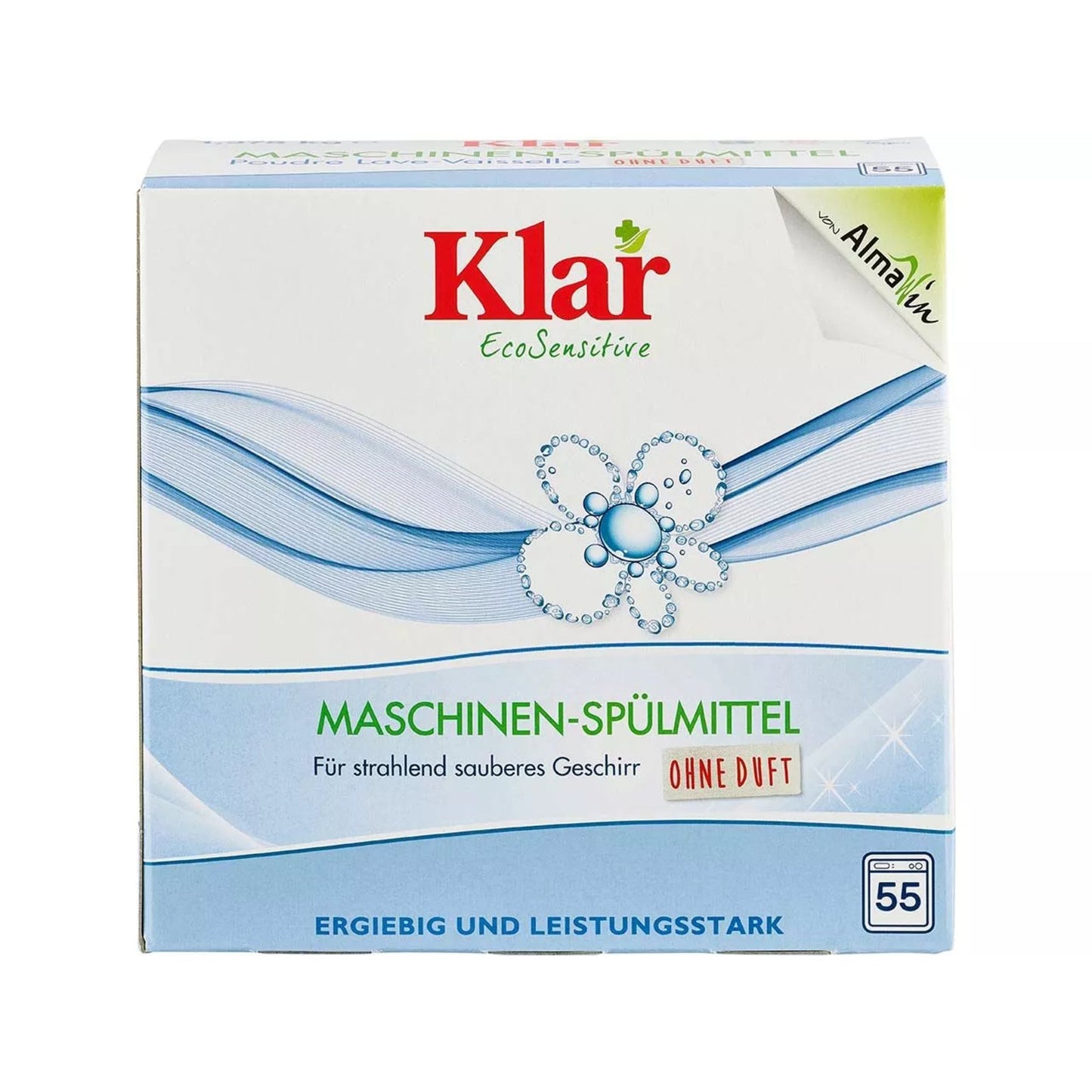 Klar Maschinengeschirrspülmittel EcoSensitive neutral Pulver 1,375 kg/Pack.