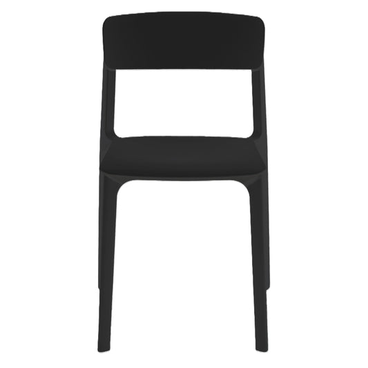 Paperflow Gartenstuhl Otho 48 x 79 x 47 cm (B x H x T) Polypropylen schwarz 2 St./Pack.