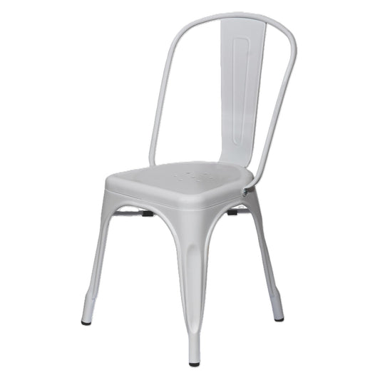 Paperflow Gartenstuhl Urban 45 x 86,5 x 52 cm (B x H x T) Stahl, verzinkt weiß matt 2 St./Pack.