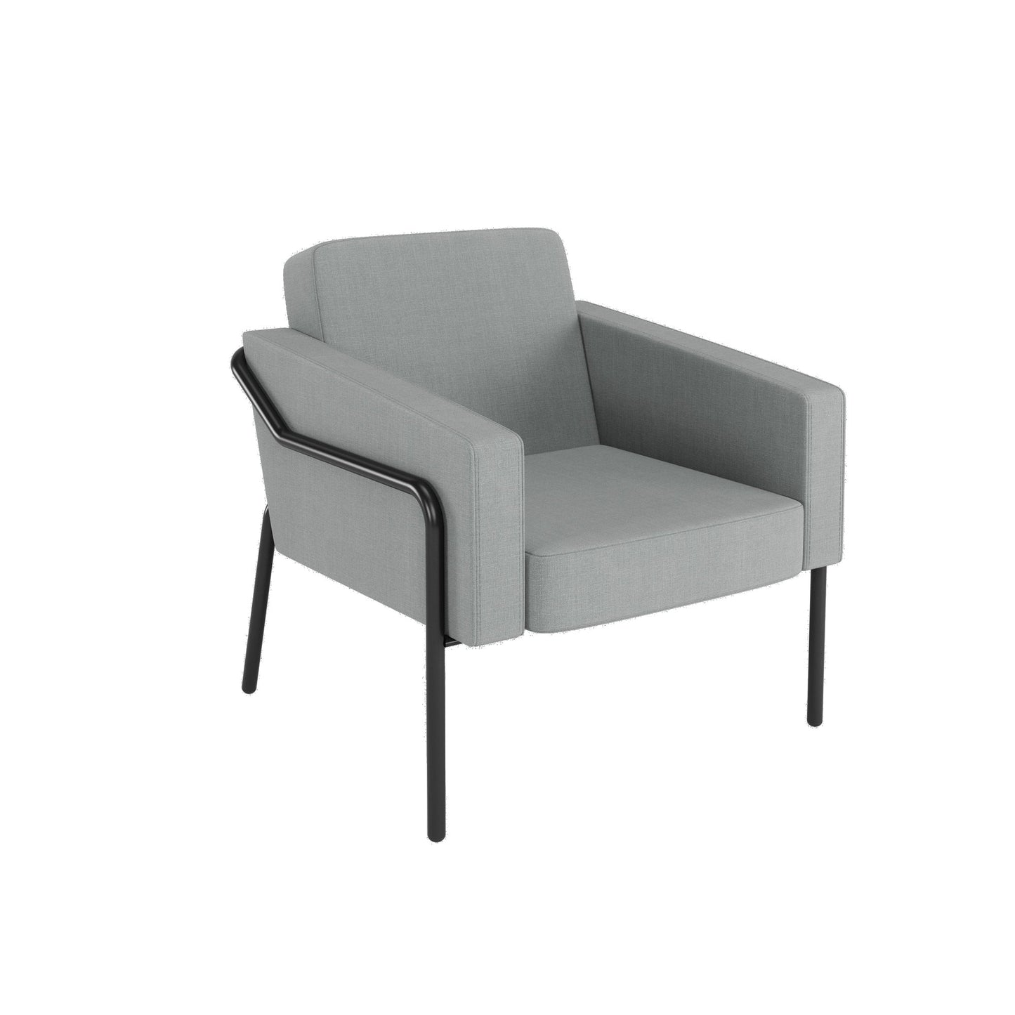 Paperflow Sessel Medso Klassik Größe: L 75 x 73,6 x 74,3 cm (B x H x T) grau