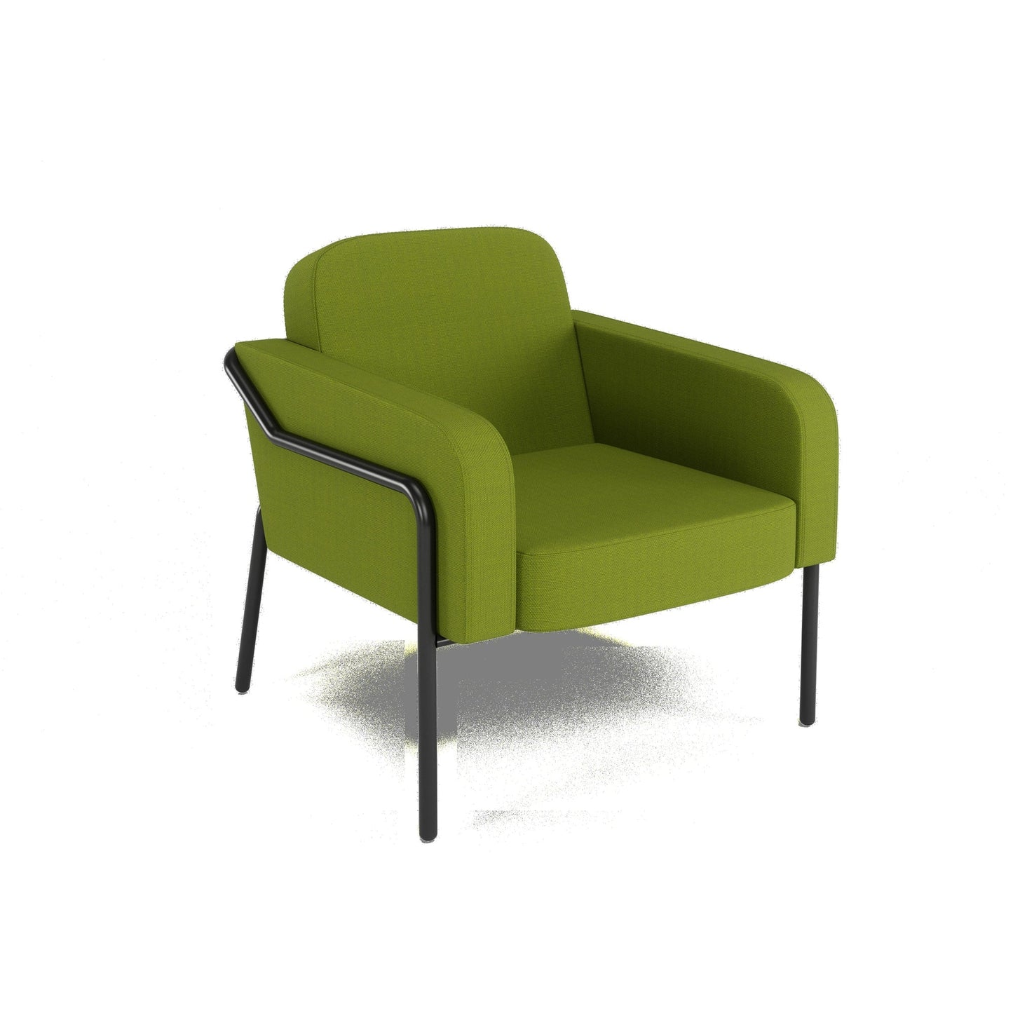 Paperflow Sessel Medso Rund Größe: L 75 x 73,6 x 74,3 cm (B x H x T) grün