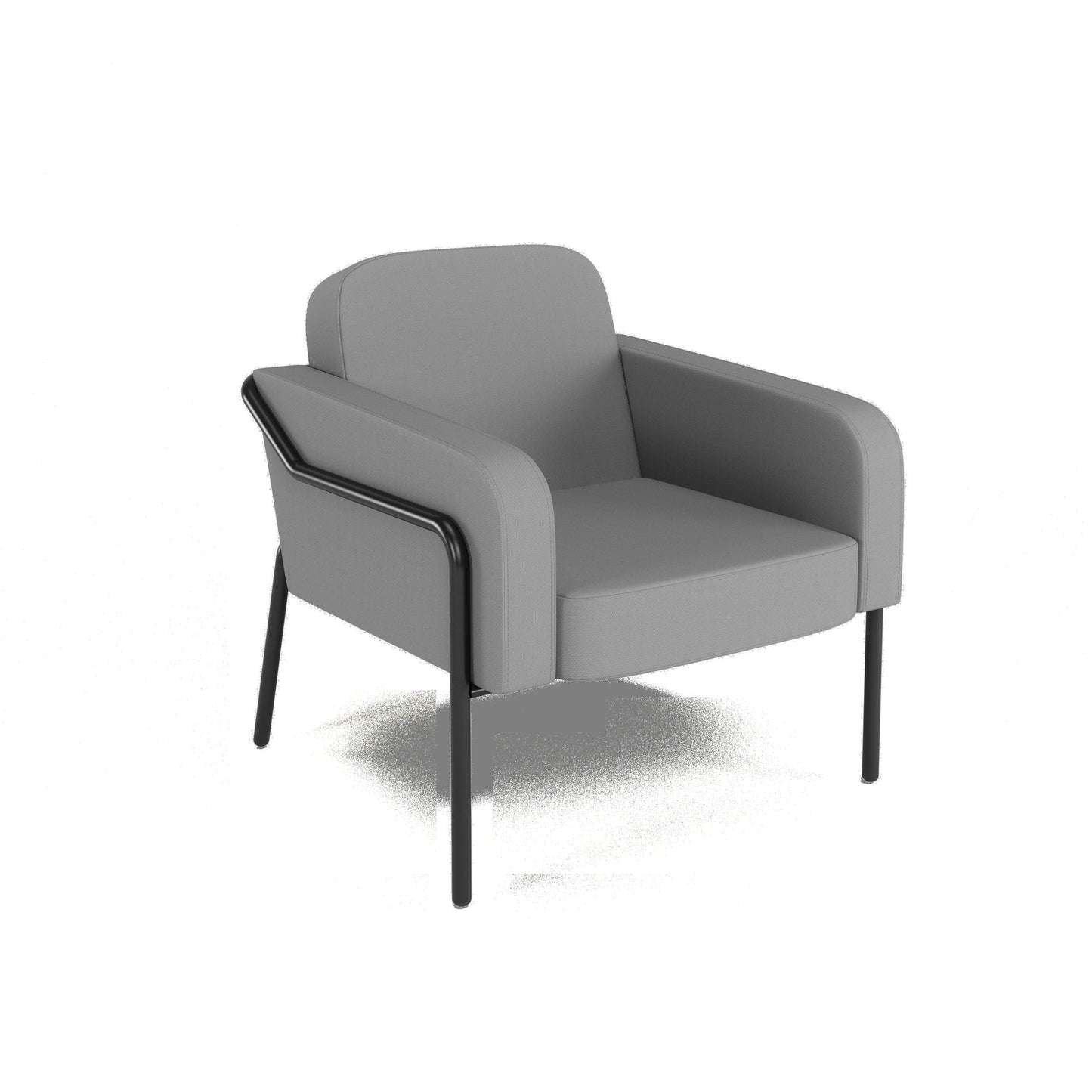 Paperflow Sessel Medso Rund Größe: L 75 x 73,6 x 74,3 cm (B x H x T) grau