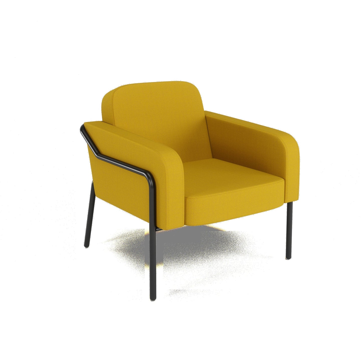 Paperflow Sessel Medso Rund Größe: L 75 x 73,6 x 74,3 cm (B x H x T) gelb