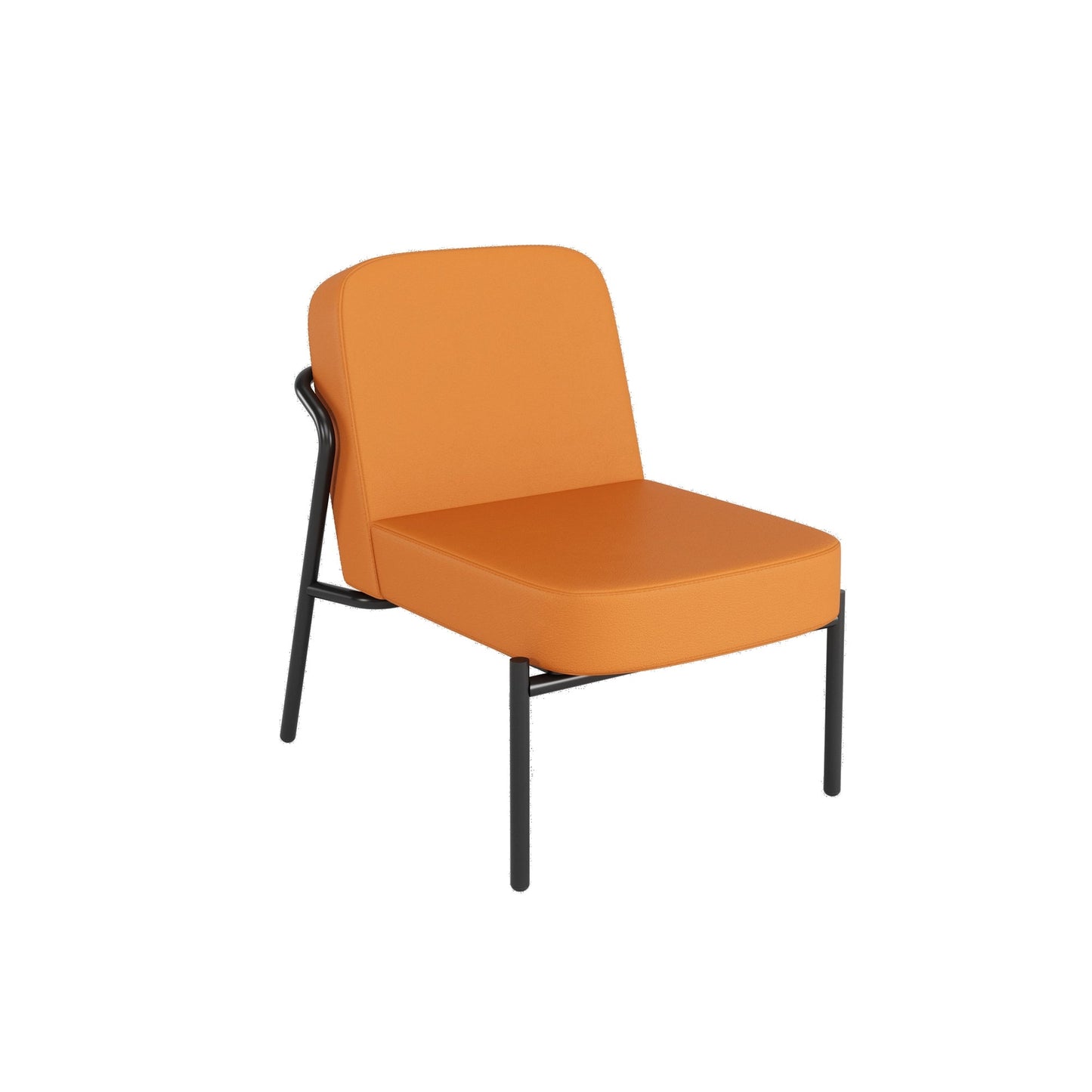Paperflow Sessel Medso Rund Größe: S 75 x 73,6 x 74,3 cm (B x H x T) orange