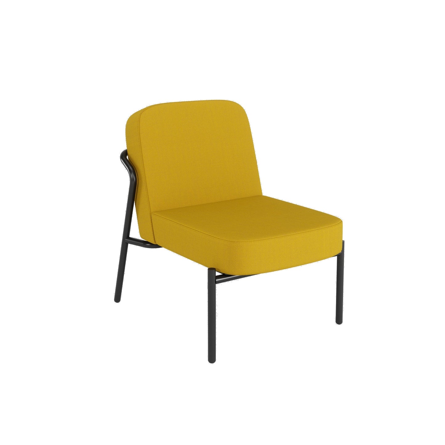 Paperflow Sessel Medso Rund Größe: S 75 x 73,6 x 74,3 cm (B x H x T) gelb