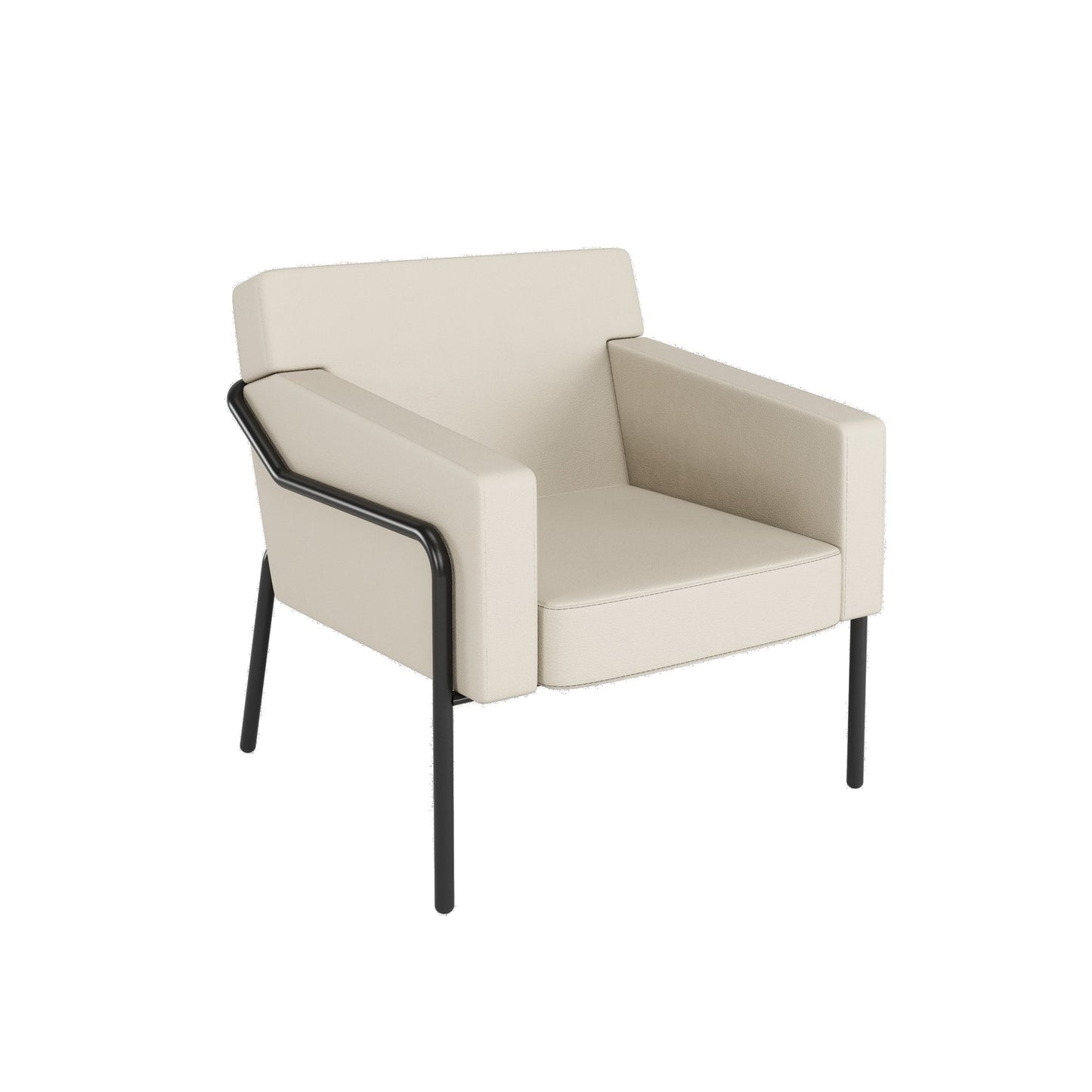 Paperflow Sessel Medso Modell T Größe: L 75 x 73,6 x 74,3 cm (B x H x T) creme