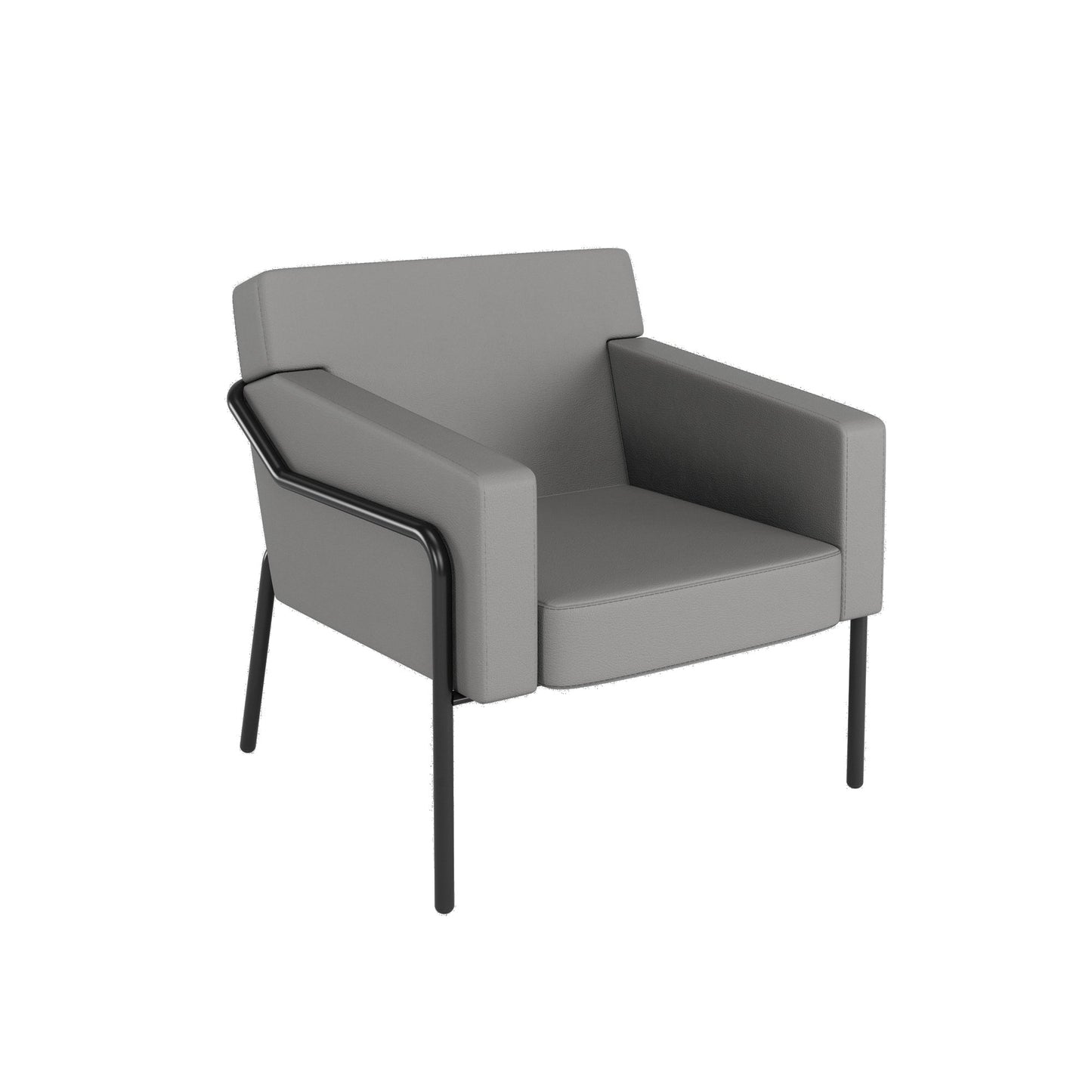 Paperflow Sessel Medso Modell T Größe: L 75 x 73,6 x 74,3 cm (B x H x T) grau