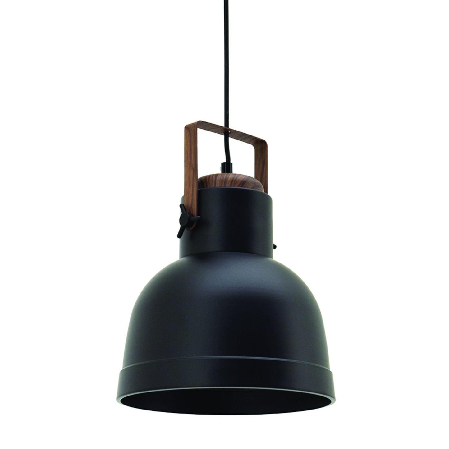 Paperflow Deckenleuchte Elix Farbe: schwarz/akazie