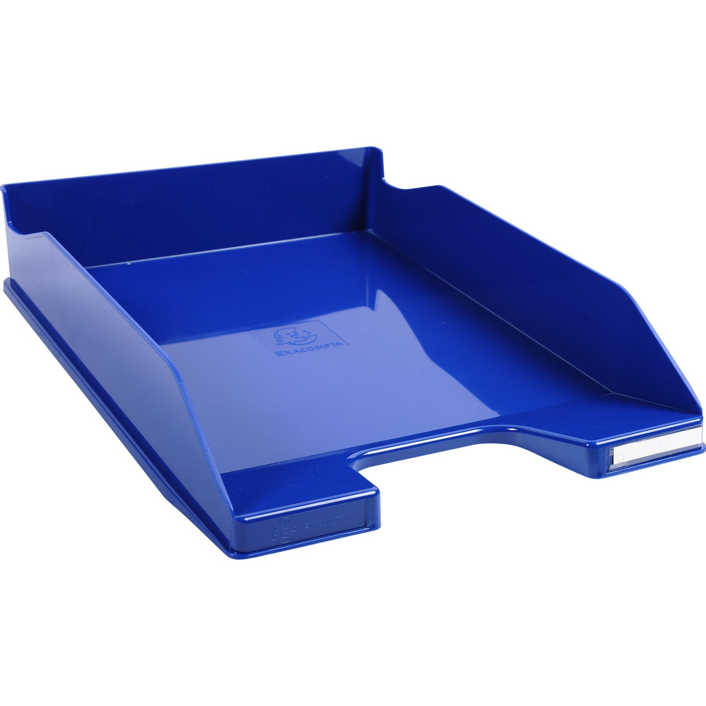 Exacompta Briefablage COMBO MIDI Iderama® DIN A4, Überbreite Polystyrol Farbe: königsblau glossy