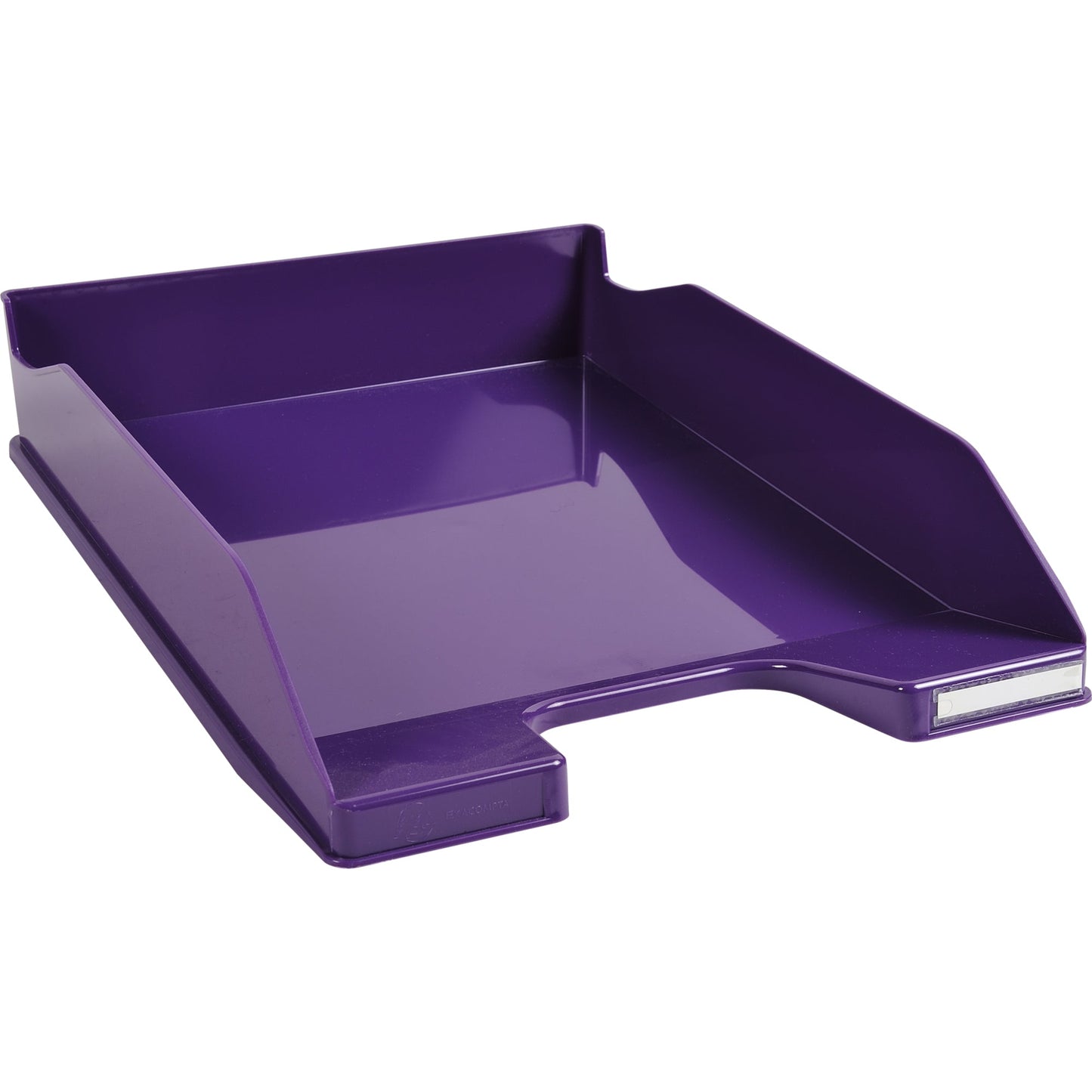 Exacompta Briefablage COMBO MIDI Iderama® DIN A4, Überbreite Polystyrol Farbe: violett glossy
