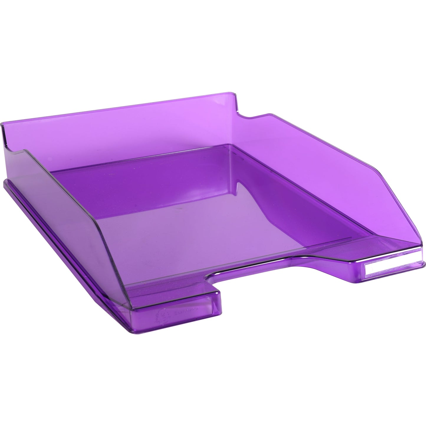 Exacompta Briefablage Combo Midi Linicolor® DIN A4, Überbreite Polystyrol Farbe: violett glossy