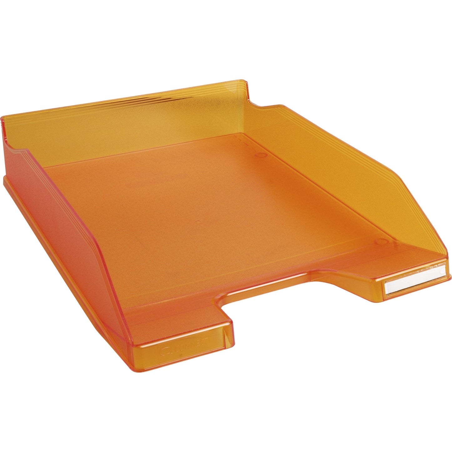 Exacompta Briefablage Combo Midi Linicolor® DIN A4, Überbreite Polystyrol Farbe: orange transluzent