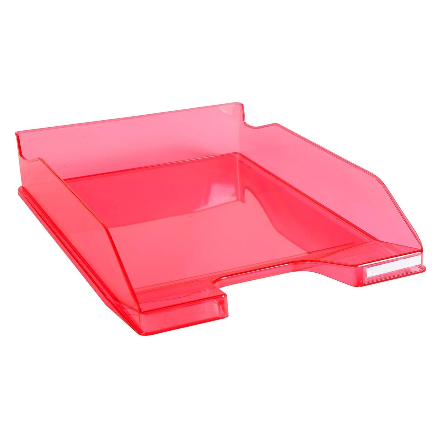 Exacompta Briefablage Combo Midi Linicolor® DIN A4, Überbreite Polystyrol Farbe: himbeerfarben glossy