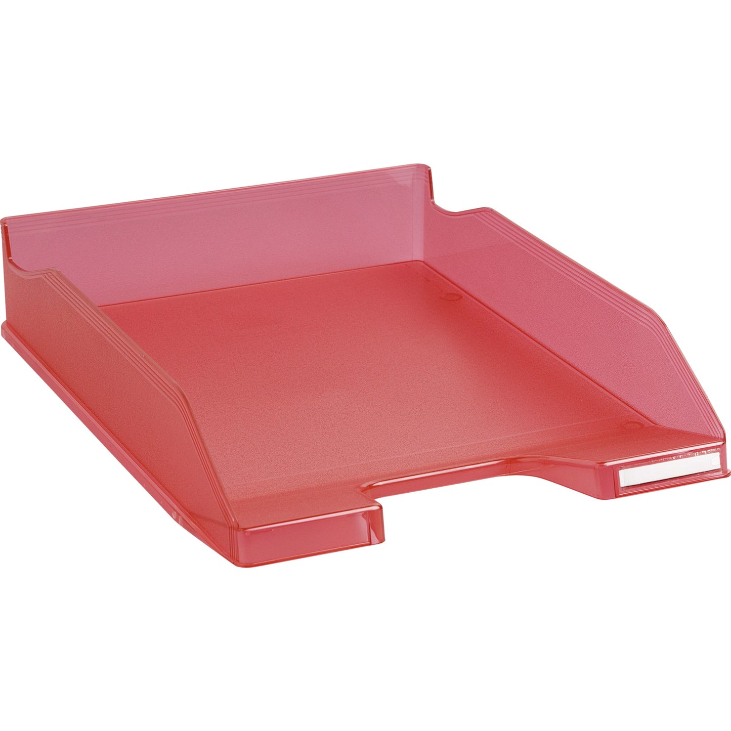 Exacompta Briefablage Combo Midi Linicolor® DIN A4, Überbreite Polystyrol Farbe: himbeerfarben transluzent