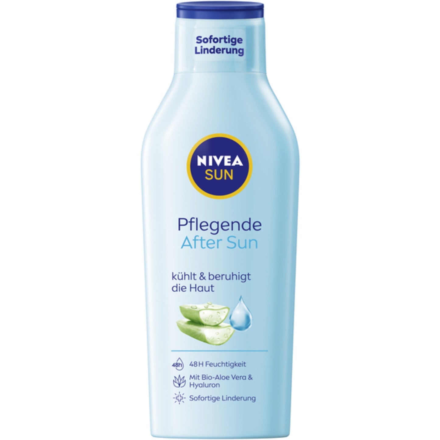 NIVEA SUN Hautpflegecreme Pflegende After Sun parfümiert dermatologisch getestet Flasche 0,4l