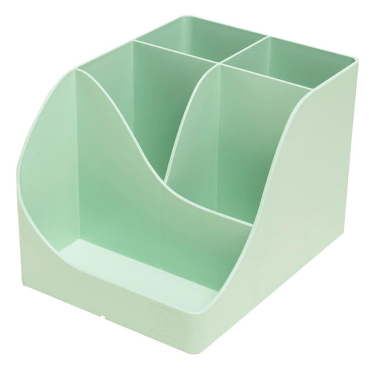 Exacompta Stifteköcher PEN-WAVE AutentiK 11,9 x 10,9 x 15,5 cm (B x H x T) Polystyrol, recycelt salbeigrün