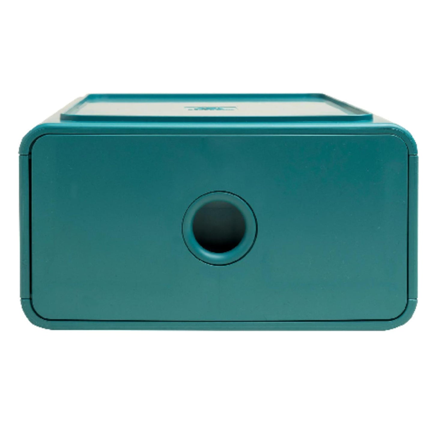 Exacompta Schubladenbox TINY BOX 1 Schublade DIN A5, Überbreite Polystyrol Gehäusefarbe: pazifikblau