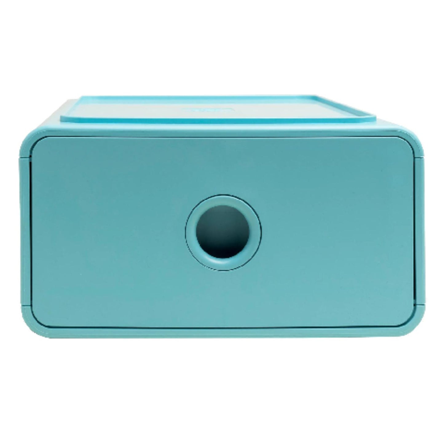 Exacompta Schubladenbox TINY BOX 1 Schublade DIN A5, Überbreite Polystyrol Gehäusefarbe: frostblau