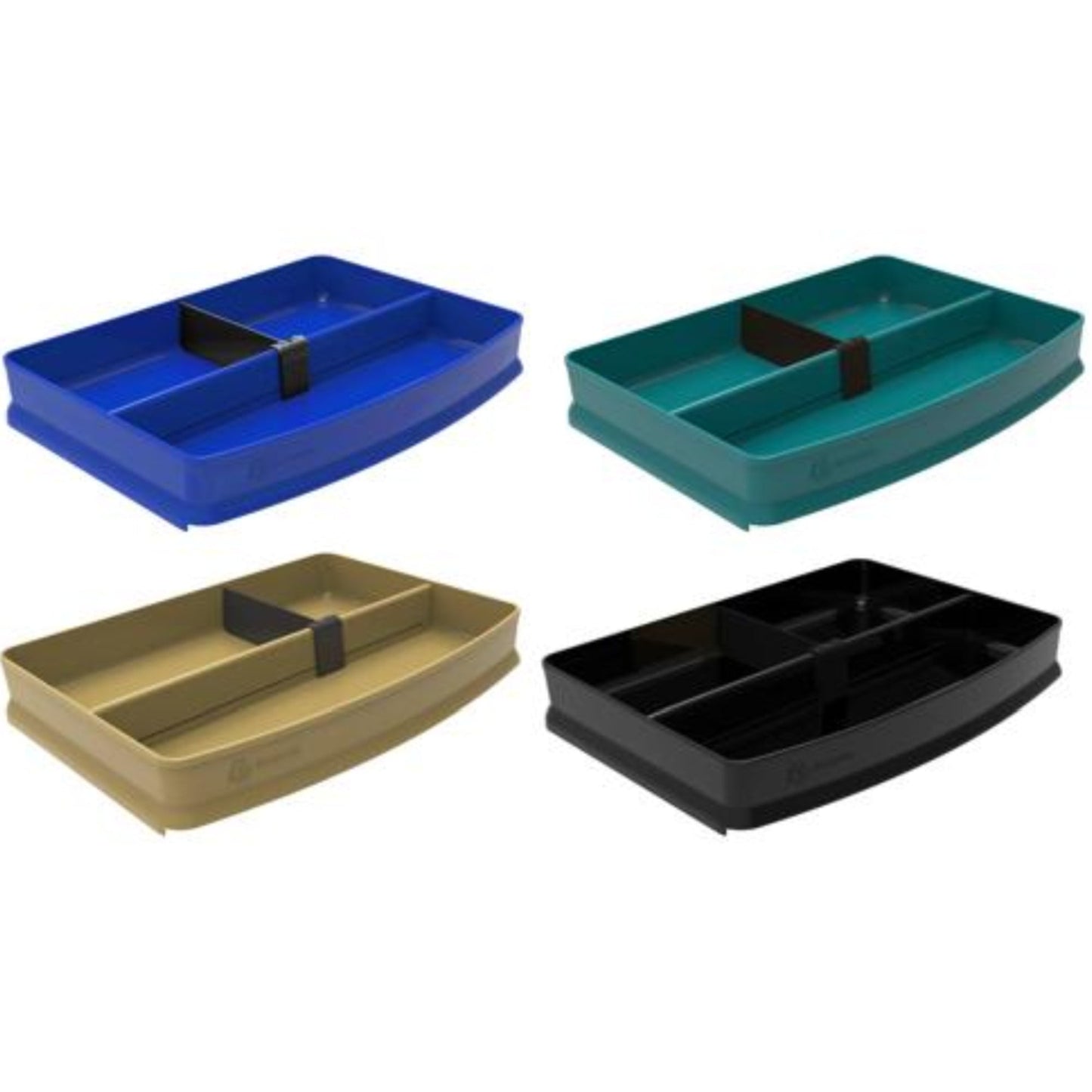 Exacompta Utensilienschale COMBO Top NeoDeco 25,4 x 3,3 x 18,2 cm (B x H x T) Polystyrol farbig sortiert (freie Farbauswahl nicht möglich)