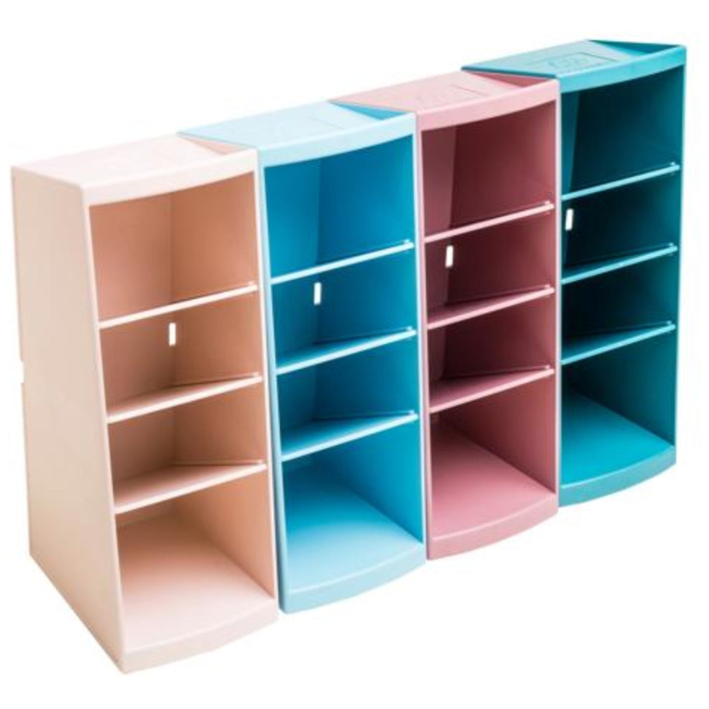 Exacompta Tischorganizer Multitower Skandi 8 x 23 x 11 cm (B x H x T) Polystyrol altrosa, frostblau, nude, pazifikblau (freie Farbauswahl nicht möglich)