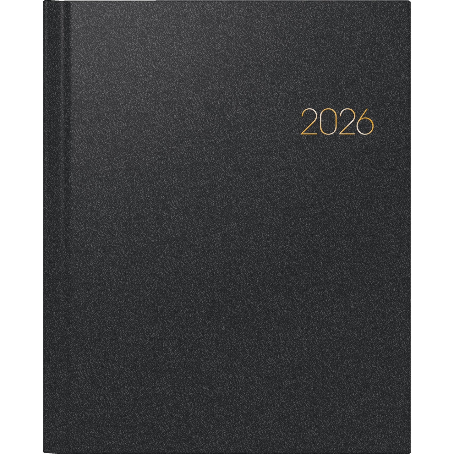 BRUNNEN Buchkalender Manager Wt 7 - weektimer® 2026 21 x 26 cm (B x H) 1 Woche/2 Seiten Balacron schwarz