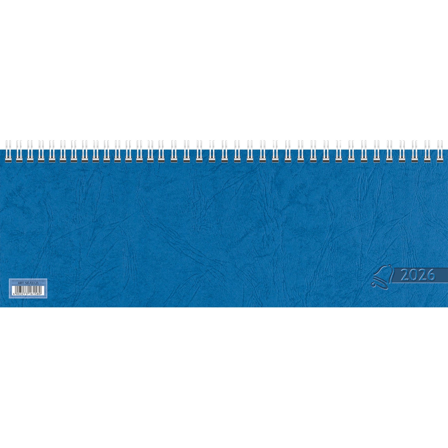 Glocken Querkalender 2026 1 Woche/2 Seiten Karton blau