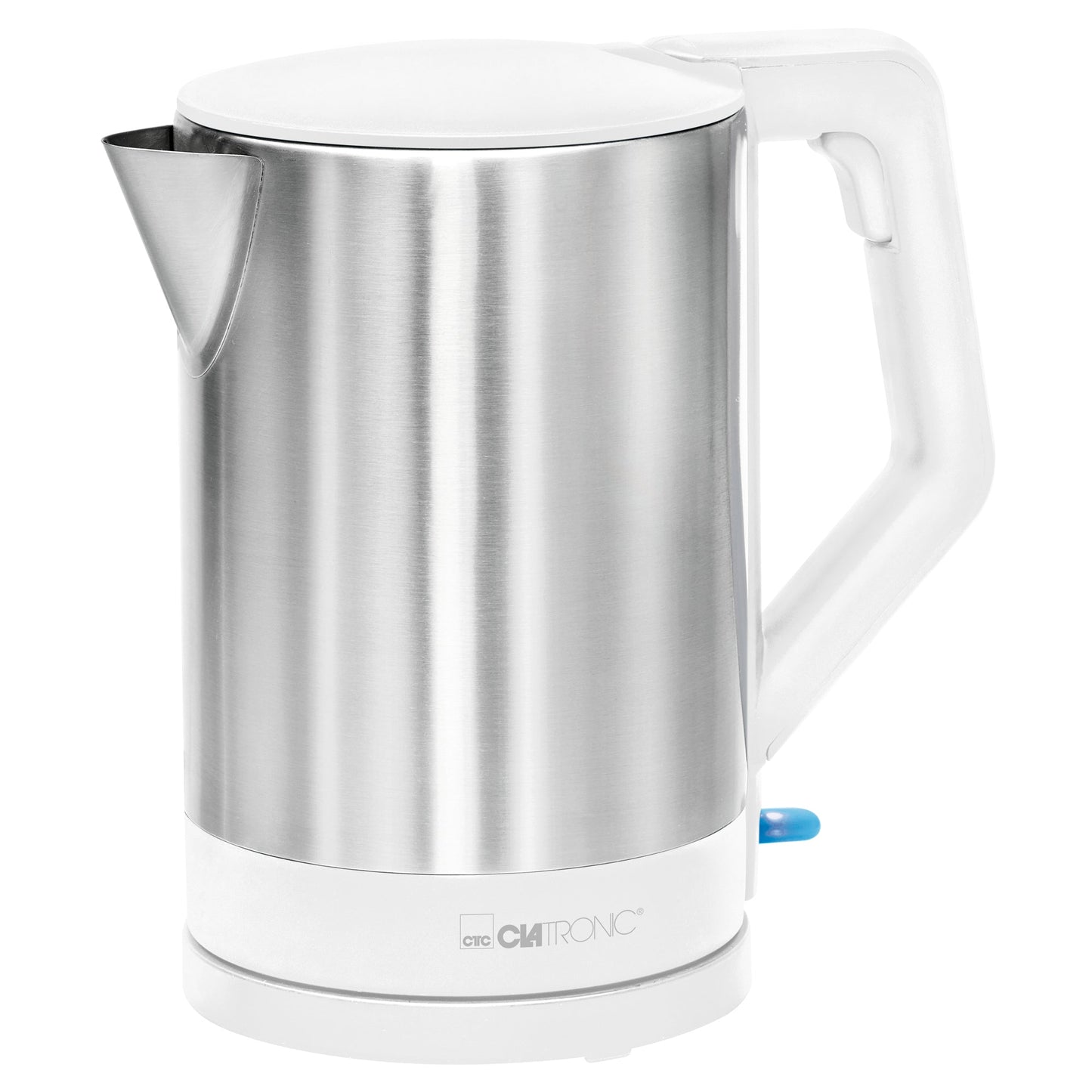 Clatronic Wasserkocher WKS 3692 1,5l Kunststoff edelstahl/weiß