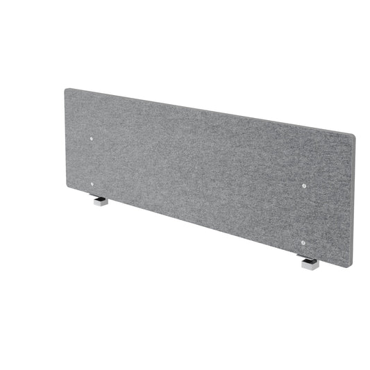 Tischtrennwand 159,5 x 50 cm (B x H) 2,7cm Schallabsorberklasse: C schwer entflammbar Filz grau