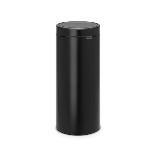 Brabantia Abfalleimer Touch Bin New 30l Stahl matt schwarz 1 Sortierfach