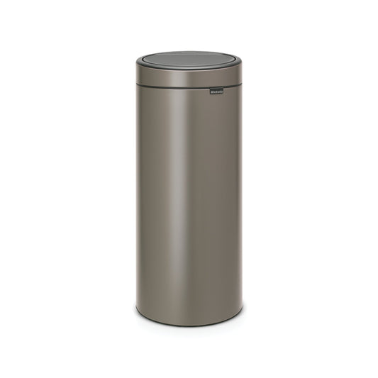 Brabantia Abfalleimer Touch Bin New 30l Stahl platinum 1 Sortierfach