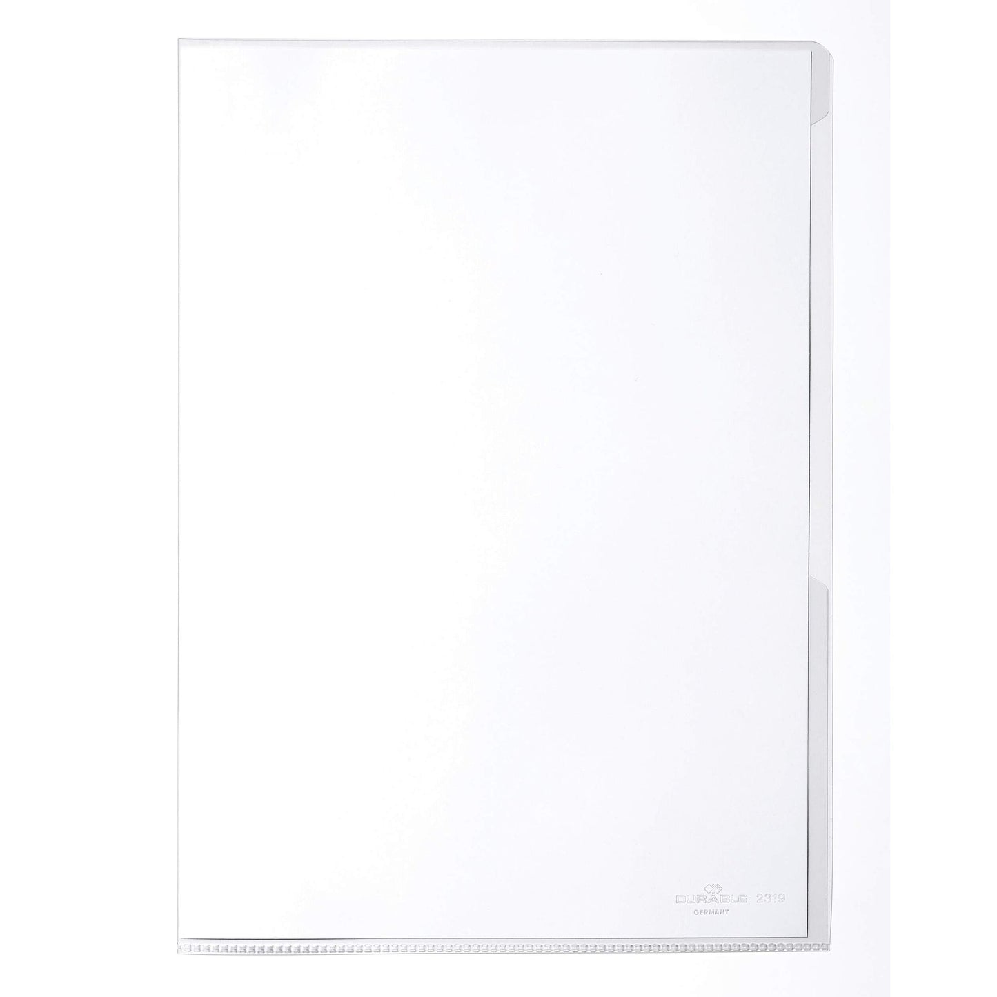 DURABLE Sichthülle BUSINESS DIN A4 150µm oben, rechts offen dokumentenecht Polypropylen transparent glasklar 100 St./Pack.