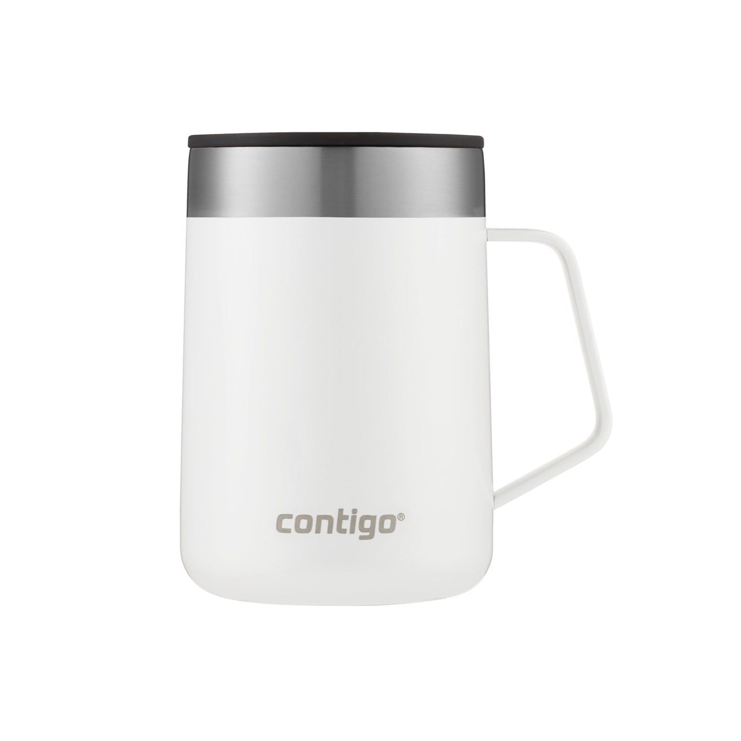 contigo Thermobecher Streeterville Mehrweg 8,5 x 12,8 cm (Ø x H) 420ml Edelstahl/Kunststoff weiß