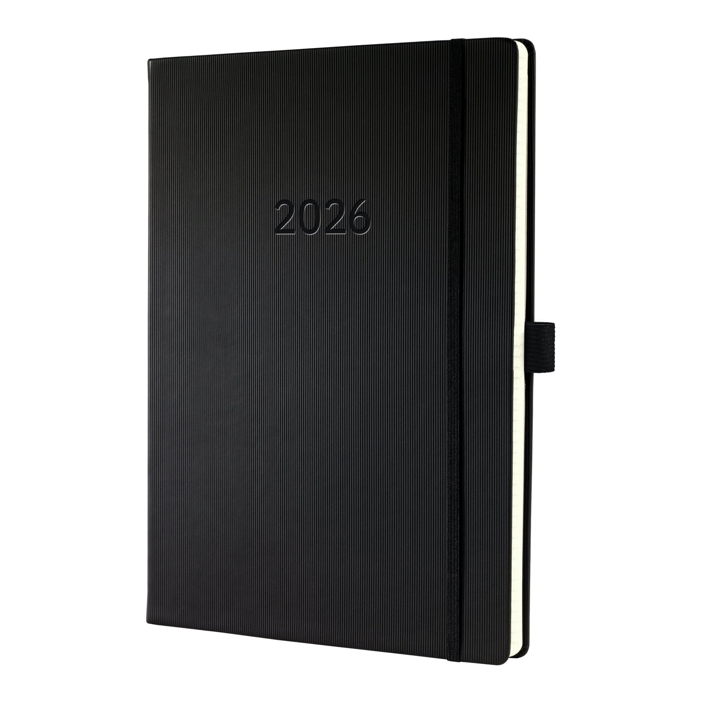 SIGEL Buchkalender Conceptum 2026 ca. DIN A4+ 1 Woche/2 Seiten Kunststoff schwarz