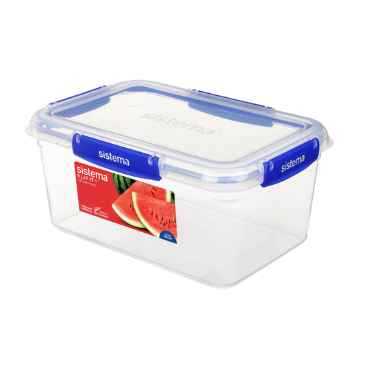 sistema Vorratsdose KLIP IT PLUST 25,5 x 11,7 x 17,5 cm (B x H x T) 3,35l mikrowellengeeignet Kunststoff transparent