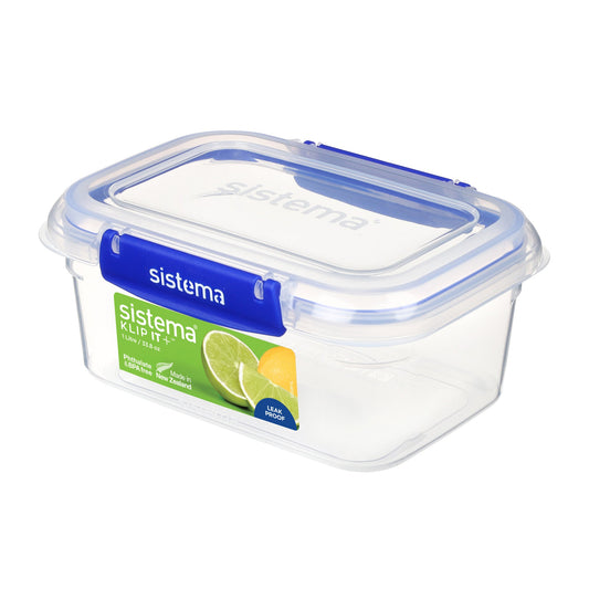 sistema Vorratsdose KLIP IT PLUST 17,6 x 7,9 x 12,8 cm (B x H x T) 1l mikrowellengeeignet Kunststoff transparent