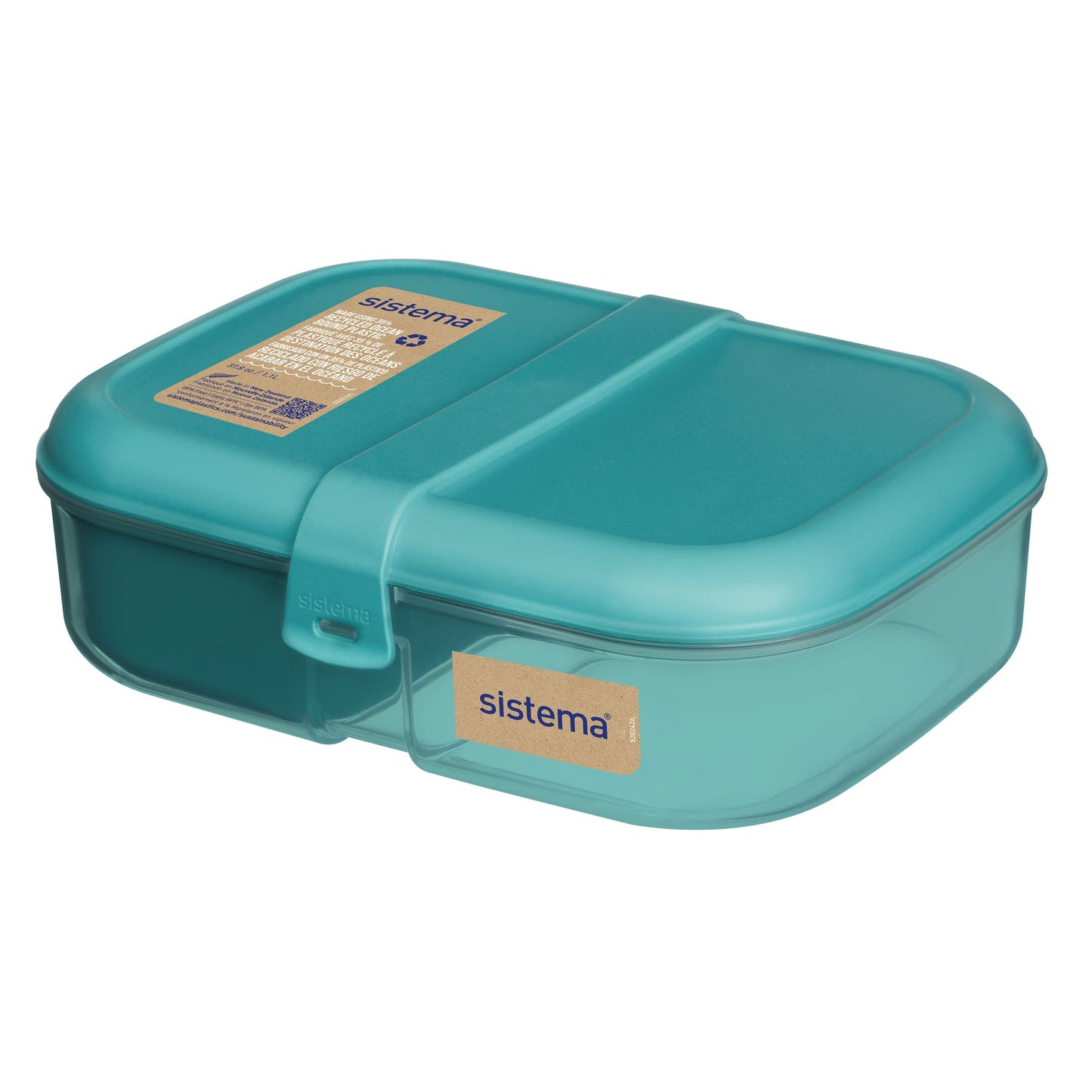 sistema Lunchbox RibbonT Lunch 20,4 x 6,6 x 16,1 cm (B x H x T) inkl. Einsatzschale, 130 ml Aufbewahrungsdose Kunststoff farbig sortiert (freie Farbauswahl nicht möglich)