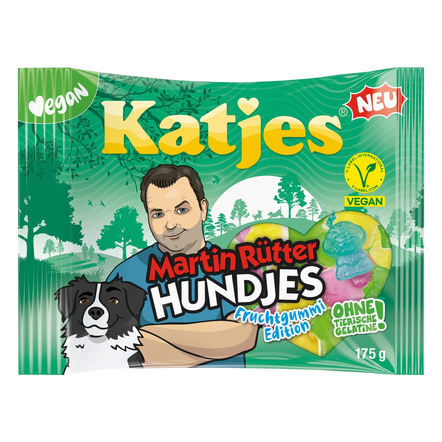Katjes Fruchtgummi Hundjes 175 g/Pack.