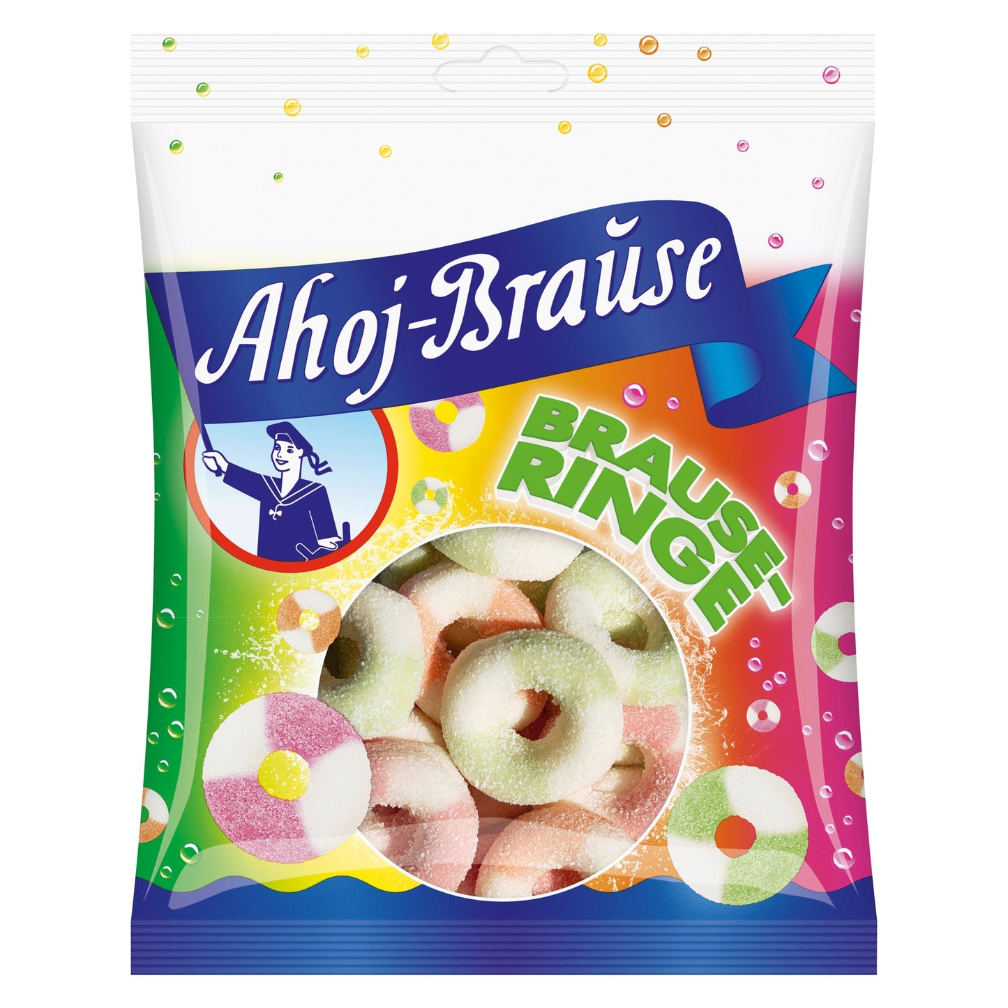 Ahoj Fruchtgummi BRAUSE-RINGE 150 g/Pack.