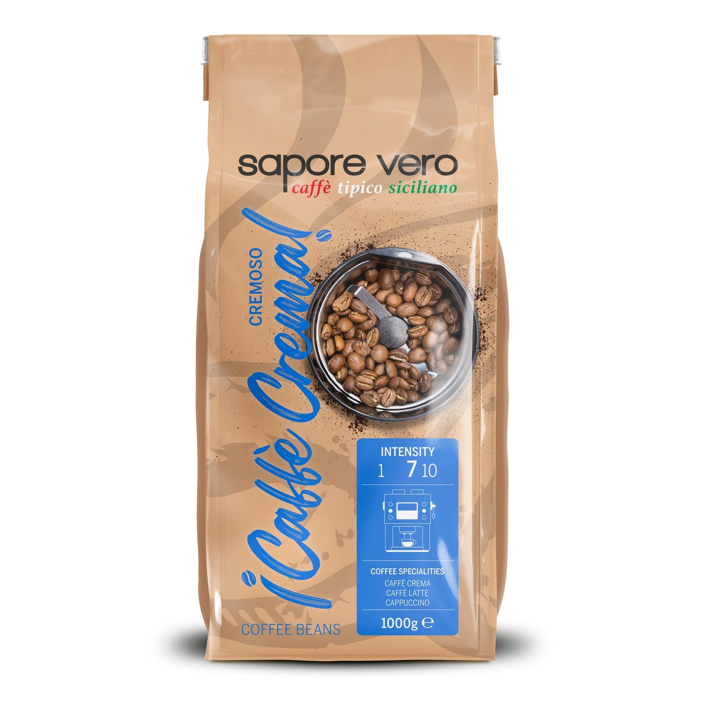 TEMPELMANN Kaffee Sapore Vero Cremoso Crema ganze Bohne 1.000 g/Pack.