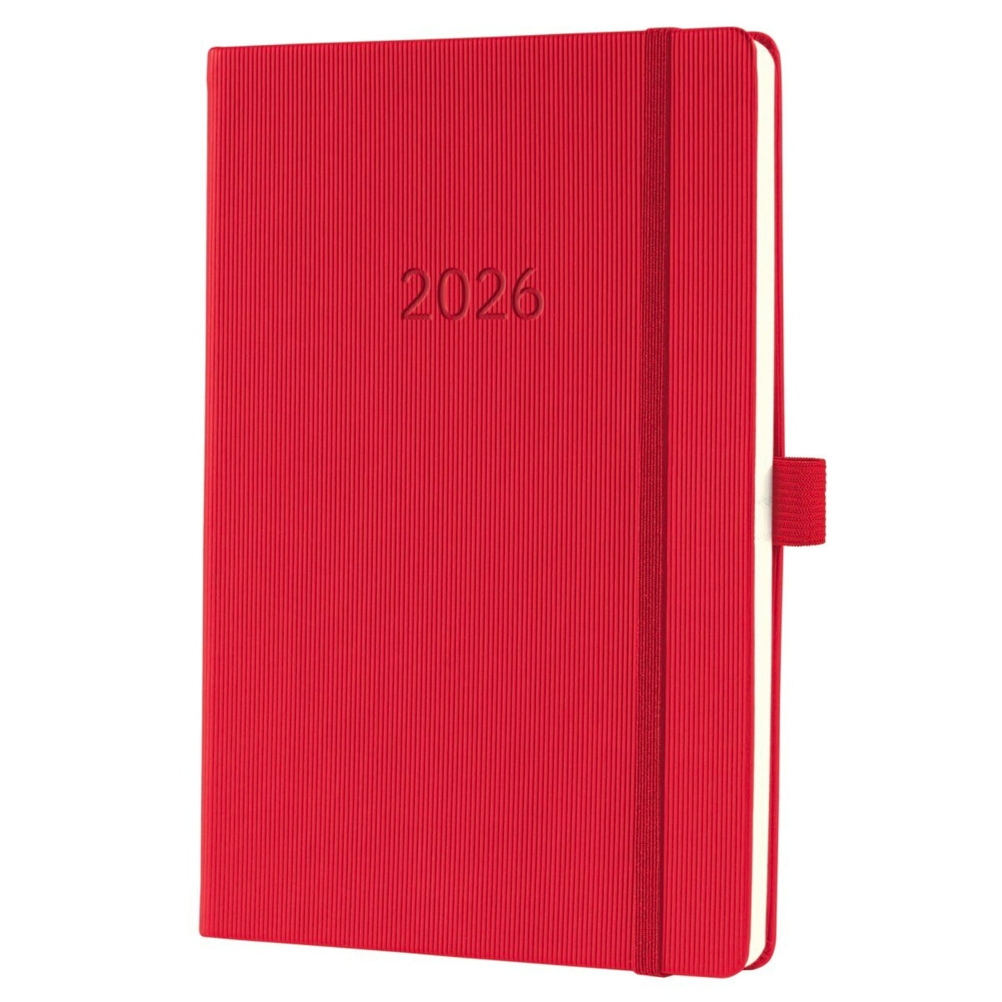 SIGEL Buchkalender Conceptum 2026 ca. DIN A5 1 Woche/2 Seiten Kunststoff rot