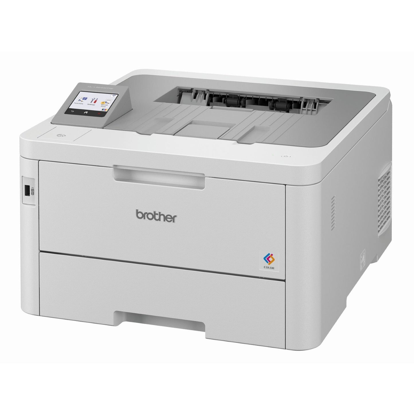 Brother Laserdrucker HL-L8240CDW DIN A4 30 Seiten/Min. 39,9 x 27,4 x 44,6 cm (B x H x T) 4 Toner, 1 Trommel, 1 Resttonerbehälter, 1 Transfereinheit inkl. Netzkabel