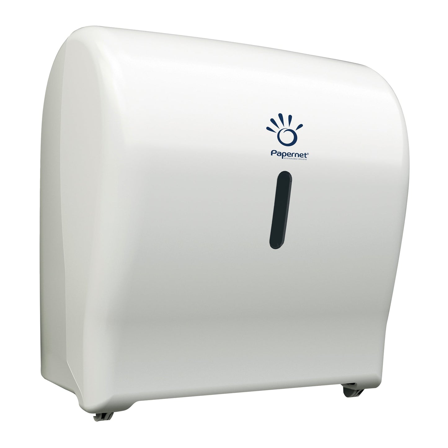 Papernet Handtuchspender Autocut Mini Captive Papernet Handtuchrolle Autocut Captive 416219, Autocut 418999, 416604, 403829 Rollenhandtuch 195mm 31,4 x 33 x 20,4 cm (B x H x T) Kunststoff weiß